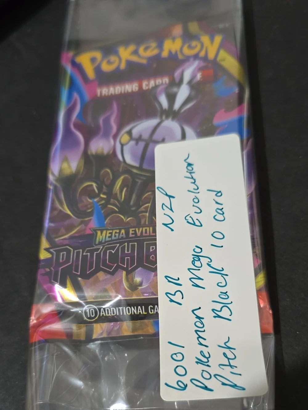 NIP Pokemon Mega Evolution Pitch Black 10 Additional Game Cards